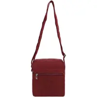Mindesa Mala de ombro vermelho vinho