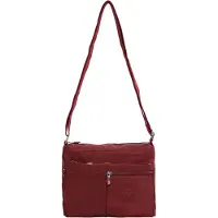 Mindesa Mala de ombro vermelho vinho
