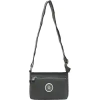 Mindesa Mala de ombro cinzento escuro / branco