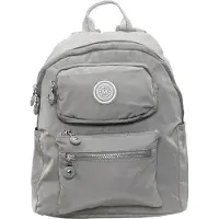 Mindesa Mochila cinzento claro / branco