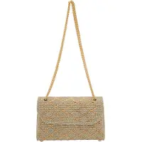 NAEMI Mala de ombro ouro / prata