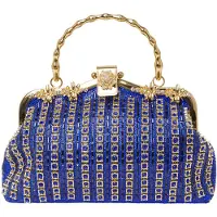NAEMI Malas de tiracolo azul real / ouro