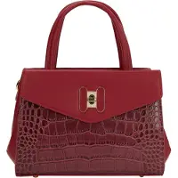 NAEMI Malas de tiracolo vermelho vinho