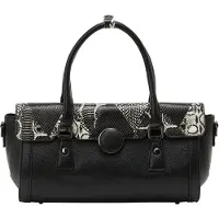 NAEMI Malas de tiracolo preto / branco