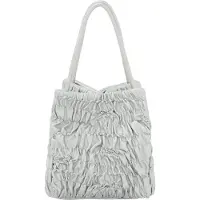 NAEMI Mala de bolsa cinzento-prateado