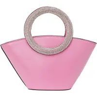 Faina Malas de tiracolo rosa / prata