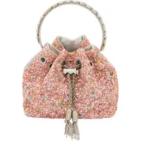 NAEMI Mala de bolsa turquesa / amarelo / cor-de-rosa / prata