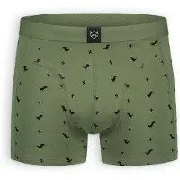 Adam Boxers '8 Bit Dino' oliveira / preto