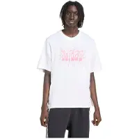Adidas T-shirt Oversize com Acabamento Desgastado