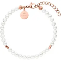 Purelei Pulseira 'Finesse' ouro rosa / branco pérola
