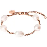 Purelei Pulseira 'Malahi' ouro rosa / branco pérola