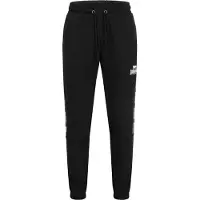 Lonsdale Calças de desporto 'Grutness' preto / branco