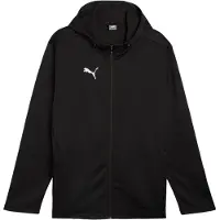 Puma Casaco deportivo 'TeamFinal' preto / branco