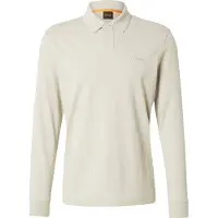 BOSS para homem. 50527525 Pólo interlock bege (S), Casual, Algodão, Clássico, Manga comprida