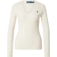 Ralph Lauren para mulher. 211971866001 Casaco de malha de lã e caxemira bege (XXS), Casual, Manga comprida