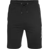 Lonsdale Calças 'Fringford' preto / branco