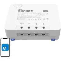 Sonoff Interruptor Wifi Inteligente Powr3 Com Função De Medição De Corrente Controladores Inteligentes