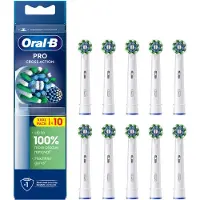 Oral-B CrossAction - Cabeça de substituição - 10 cabeças