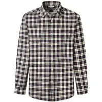 Pepe Jeans para homem. PM3090825 Camisa azul-marinho Clermont (S), Casual, Algodão, Manga comprida
