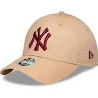 New Era Boné FEMALE METALLIC LOGO 9FORTY NEW YORK YANKEES PRS mulheres - Rosa - Unique