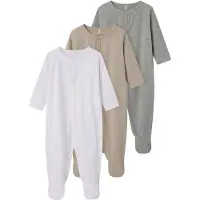 TWO SOON Pijama bege / acinzentado / branco