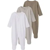 TWO SOON Pijama nude / bege escuro / branco casca de ovo