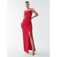BWLDR Vestido 'Reenie' vermelho