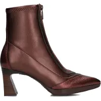 Hispanitas para mulher. CHI254186 Botins em pele Atlanta Borgonha Borgonha (39), Couro, 5 a 8cm, Zíper, Casual