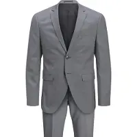 Jack & jones Premium Fato 'Franco' cinzento claro