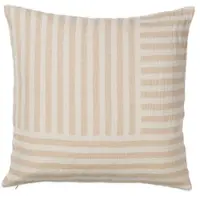 Broste Copenhagen Capas de Almofada FRANKIE - Castanho - 50x50 cm