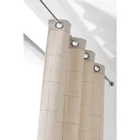 Linder Solingen Cortinados JULIETTE CARREAU - Preto - 135x260 cm