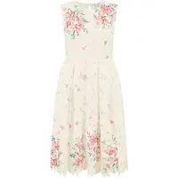 Yumi Vestido mistura de cores / branco