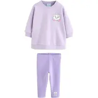 Next Conjuntos 'Disney Aristocats' cinzento / lavanda / laranja / branco