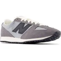 New Balance unisex. U471V1 Sapatilhas de pele 471 cinzentas (47.5), Plano, Camurça, Cordão, Casual, Cinza