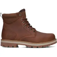 Timberland para homem. TB0A69UHEM61 Botas impermeáveis de cano médio com cadarços Britton Road marrom (44.5), Couro, Plano, Cordão, Casual,