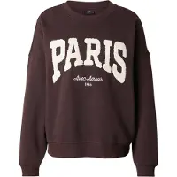 JDY Sweatshirt 'JDYMESA' bege / castanho escuro