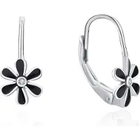 MOISS Delicate silver Orecchini Flowers E0000156