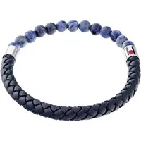 Tommy Hilfiger Bracciale Pelle Sodalite 2790475 — Bracciale