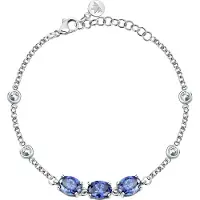 Morellato Bracciale Elegante Zirconi Cubici Blu Colori Savy19 — Bracciale