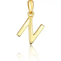 JVD Ciondolo Minimalista Lettera N Placcato Oro Svlp0948Xh2Go0N — Ciondolo