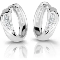Modesi Fashionable silver Orecchini con zircons M26027
