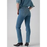Levi's para mulher. 19631-0279 Calças de ganga 314 Shaping Straight azul (26/32), Casual, Algodão, Denim