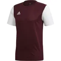 Adidas Camisa funcionais 'Estro 19' borgonha / branco
