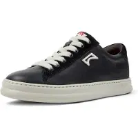 Camper para mulher. K201855-002 Runner Four sapatos de couro preto (41), Plano, Cordão, Casual
