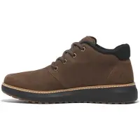 Timberland para homem. TB0A6A8NW071 Botas chukka em pele castanha escura com membrana Gore-Tex Hudson Road (46), Couro, Marrom, Plano, Cordã