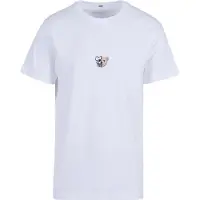 Mister tee Camisa 'Skull Bear' bege / preto / branco