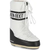 Moon Boot para mulher. 80D1400440 Botas Icon Nylon preto, branco (42/44), Plano, Nenhum, Casual, Neve