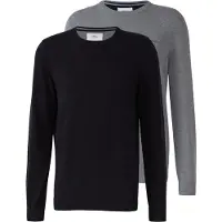 s.Oliver Pullover cinzento / preto