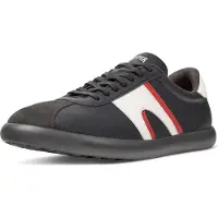 Camper para homem. K100937-023 Tênis de pele Pelotas Soller multicolor (39), Couro, Preto, Plano, Nenhum, Casual