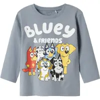 Name it Camisola 'NMMalex' azul / azul pombo / amarelo / branco